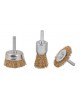 Set 3 perii circulare din sarma. cu tija pentru bormasina 50 mm